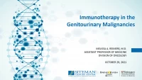 Immunotherapy in the Genitourinary Malignancies icon