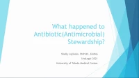 What Happened to Antibiotic Stewardship icon
