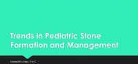 Trends in Pediatric Stone Formation and Management icon