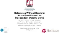 Ostomates Without Borders: Nurse Practitioner Led Independent Ostomy Clinic icon