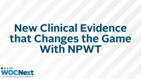 New Clinical Evidence that Changes the Game With NPWT icon