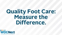 Quality Foot Care: Measure the Difference. icon