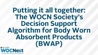 Putting it all together: The WOCN Society’s Decision Support Algorithm for Body Worn Absorbent Products (BWAP) icon