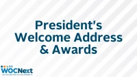 President's Welcome Address & Awards icon
