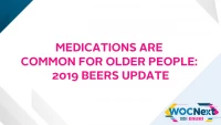Medications are Common for Older People: 2019 Beers Update icon