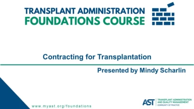 Contracting for Transplantation icon
