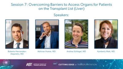 Session 7: Overcoming Barriers to Access Organs for Patients on the Transplant List - Liver icon