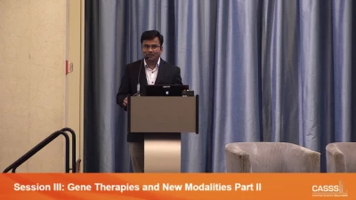 Session III: Gene Therapies and New Modalities Part II icon