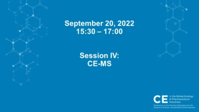 Session IV: CE-MS icon