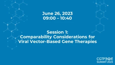 Session 1: Comparability Considerations for Viral Vector-Based Gene Therapies icon