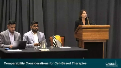Session 2: Comparability Considerations for Cell-Based Therapies icon