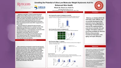 Unveiling the Potential of Ultra Low Molecular Weight Hyaluronic Acid for Enhanced Skin Health