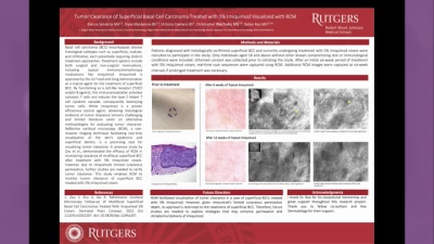 Tumor Clearance of Superficial Basal Cell Carcinoma Treated with 5% Imiquimod Visualized with RCM