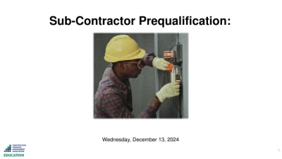 Subcontractor Prequalification icon