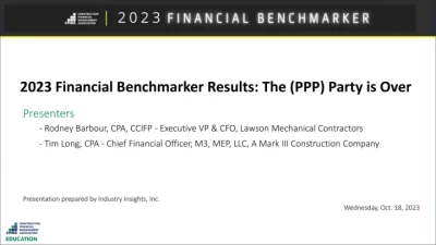 The 2023 Financial Benchmarker Results: The (PPP) Party is Over icon