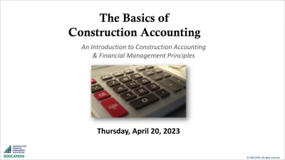 Basics of Construction Accounting - Day 2 icon