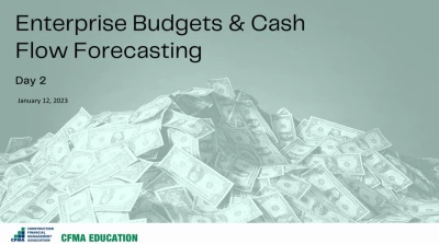 Construction Enterprise Budgets with Cash Forecasting - Day 2 icon