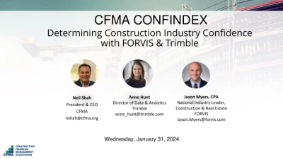 CFMA CONFINDEX: Determining Construction Industry Confidence icon