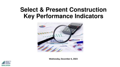 Select & Present KPIs in Construction icon