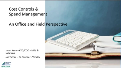Cost Controls & Spend Management between the Office and the Field icon
