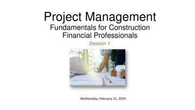 Project Management in Construction - Day 1 icon
