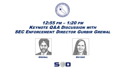 Lunch and Keynote Q&A Discussion with SEC Enforcement Director Gurbir Grewal icon