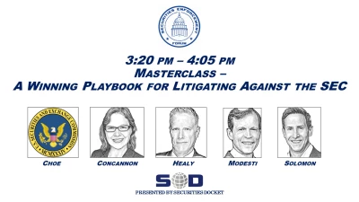Masterclass: A Winning Playbook for Litigating Against the SEC icon