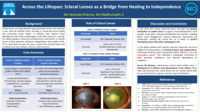 Across the Lifespan: Scleral Lenses as a Bridge from Healing to Independence