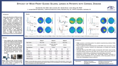 Efficacy of Wave-Front Guided Scleral Lenses in Patients with Corneal Disease