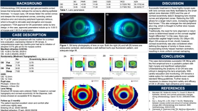 One and Done: Ortho-K Fitting Success in a Pediatric Patient with High Astigmatism