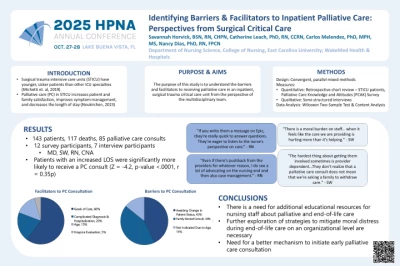 Posters - HPNA Annual Conference 2025 - Hospice and Palliative Nurses ...