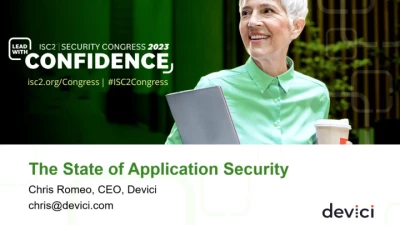 The Application Security State of the Union icon
