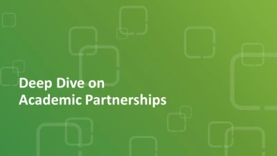 Deep Dive on Academic Partnerships icon