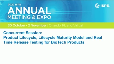 Product Lifecycle, Lifecycle Maturity Model and Real Time Release Testing for BioTech Products icon