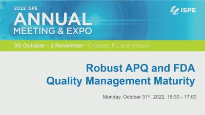Robust APQ and FDA Quality Management Maturity icon