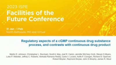 Regulatory Aspects of a cGMP Continuous Drug Substance Process and Contrasts with Continuous Drug Product icon