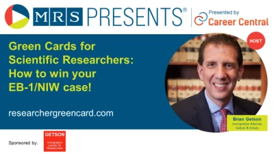 Green Cards for Scientific Researchers—How to Win Your EB-1/NIW Case! 10-17-23 icon