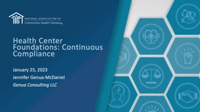 Health Center Foundations: Continuous Compliance icon