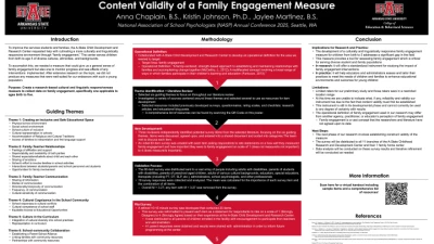Content Validity of a Family Engagement Measure