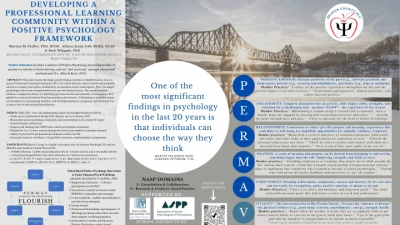 Developing a Professional Learning Community Within a Positive Psychology Framework