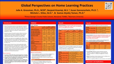 Global Perspectives on Home Learning Practices
