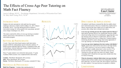 The Effects of Peer Tutoring on Math Fact Fluency