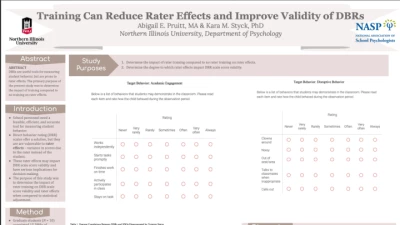 PO219: Training Can Reduce Rater Effects and Improve Validity of DBRs