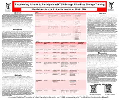 PO221: Empowering Parents to Participate in MTSS Through Filial-Play Therapy Training