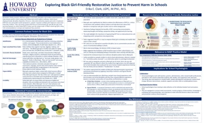 PO104: Exploring Black Girl-Friendly Restorative Justice to Prevent Harm in Schools