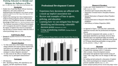 Training Educators to Identify and Mitigate the Influence of Bias