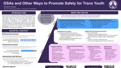 GSAs and Other Ways to Promote Safety for Trans Students