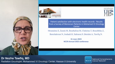 Patient Satisfaction with Electronic Health Records: Results From a Survey of Morrocan Patients in Mohammed VI Oncology Center