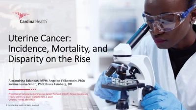 Uterine Cancer (UC) on the Rise in the United States (US): One of the Largest Racial Disparities in Oncology