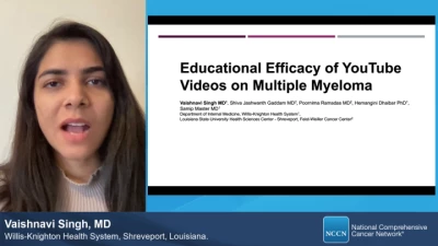 Educational Efficacy of YouTube Videos on Multiple Myeloma